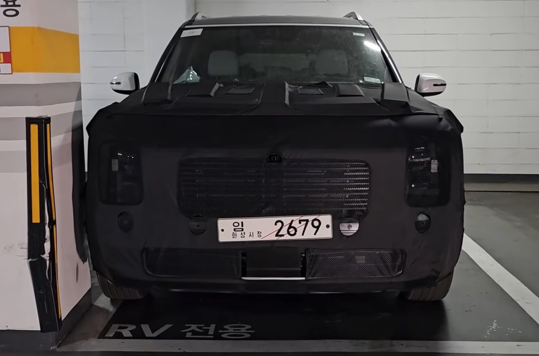 Шпионы сняли на видео абсолютно новый Hyundai Palisade