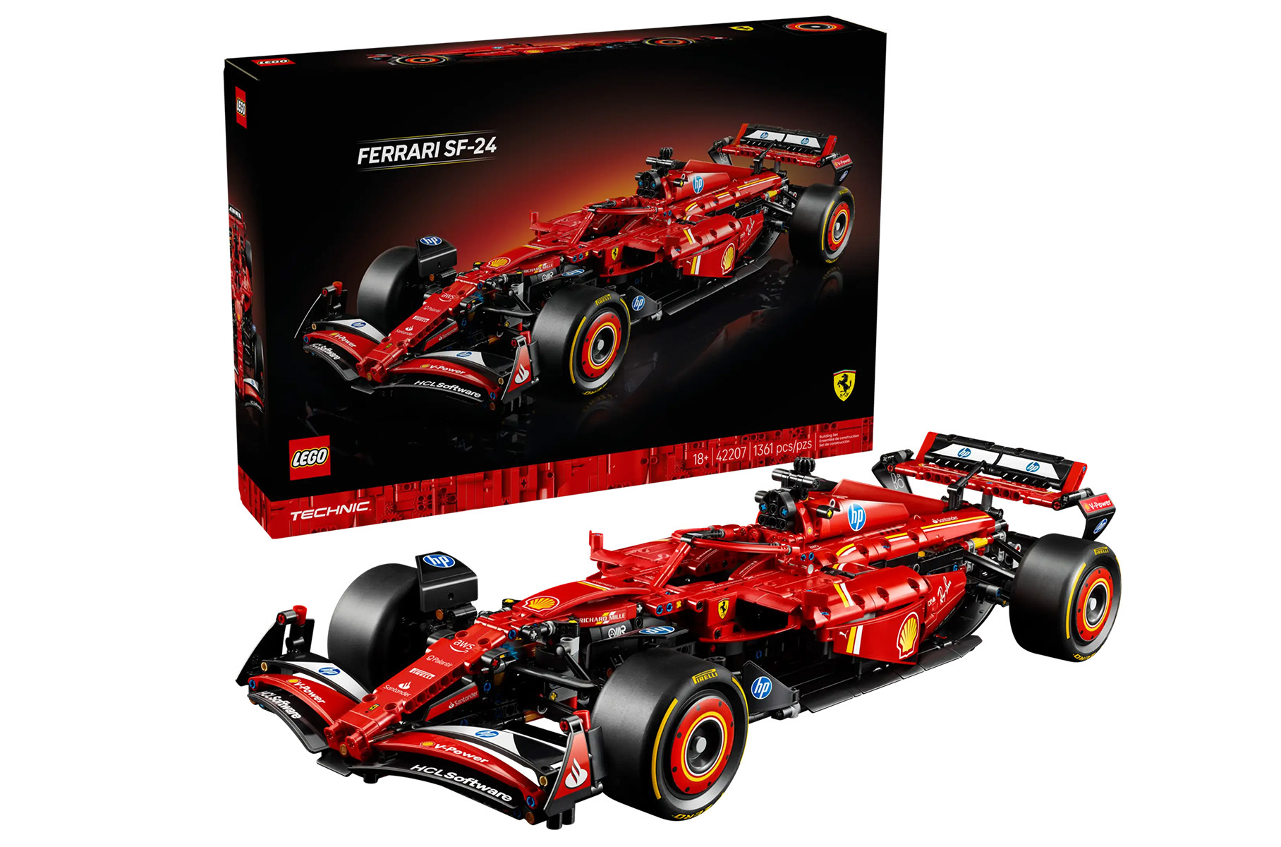 В линейке Lego Technic появился новый болид Формулы-1 от Ferrari